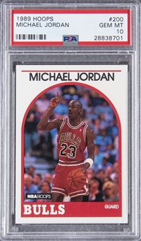 1989-90 Hoops #200 Michael Jordan - PSA GEM MT 10